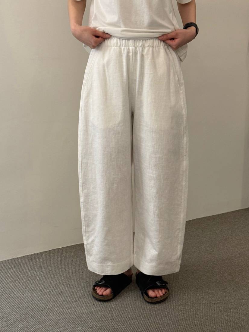 MONE-A韓國直郵女裝新款休閑推薦職業26春夏時尚休閑褲亞麻MONE-A休閑褲