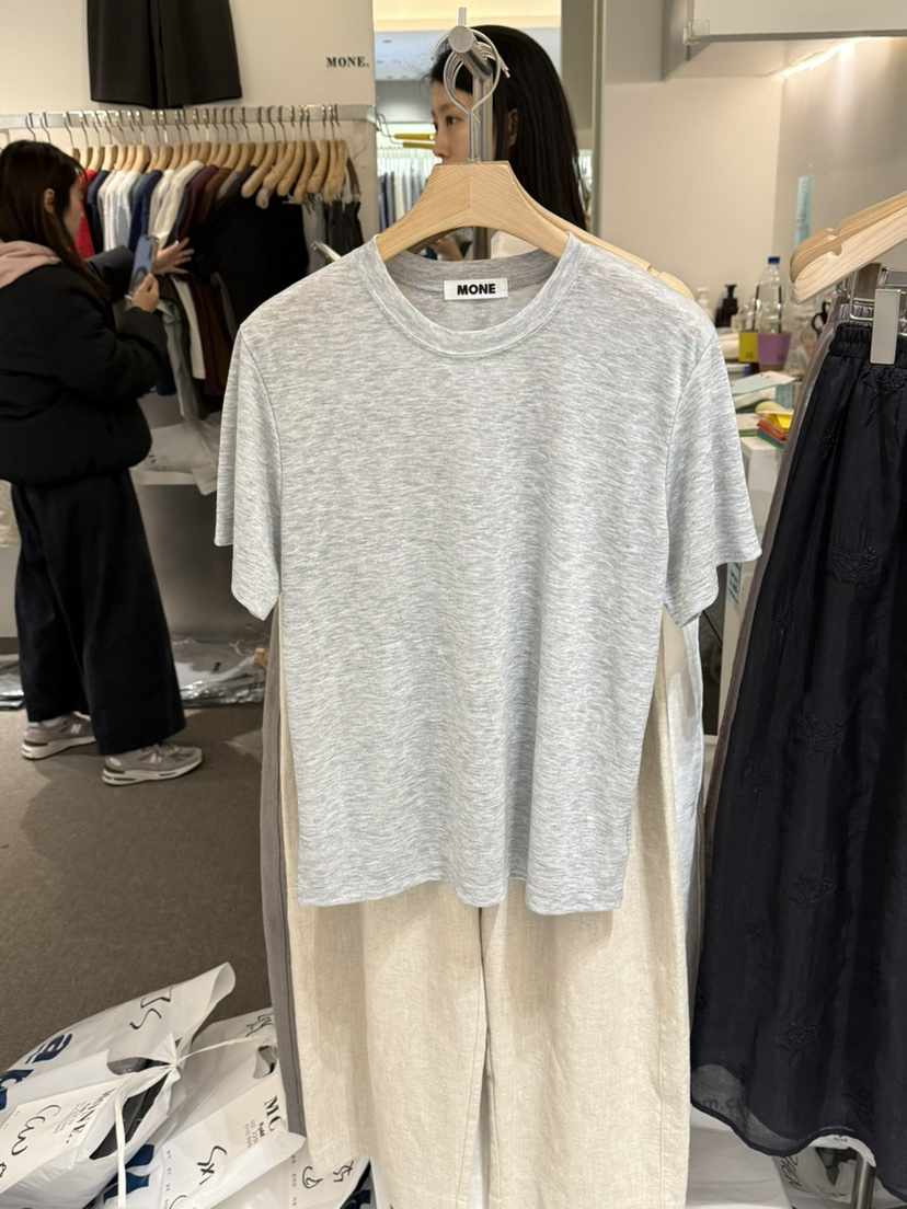 MONE-A韓國東大門代購女裝新款26春夏人氣職業時尚休閑T恤MONE-AT恤