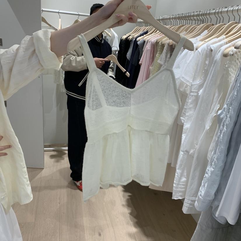 LIFFEY韓國直郵實拍女裝新款26春夏時尚推薦人氣吊帶背心LIFFEY吊帶/背心