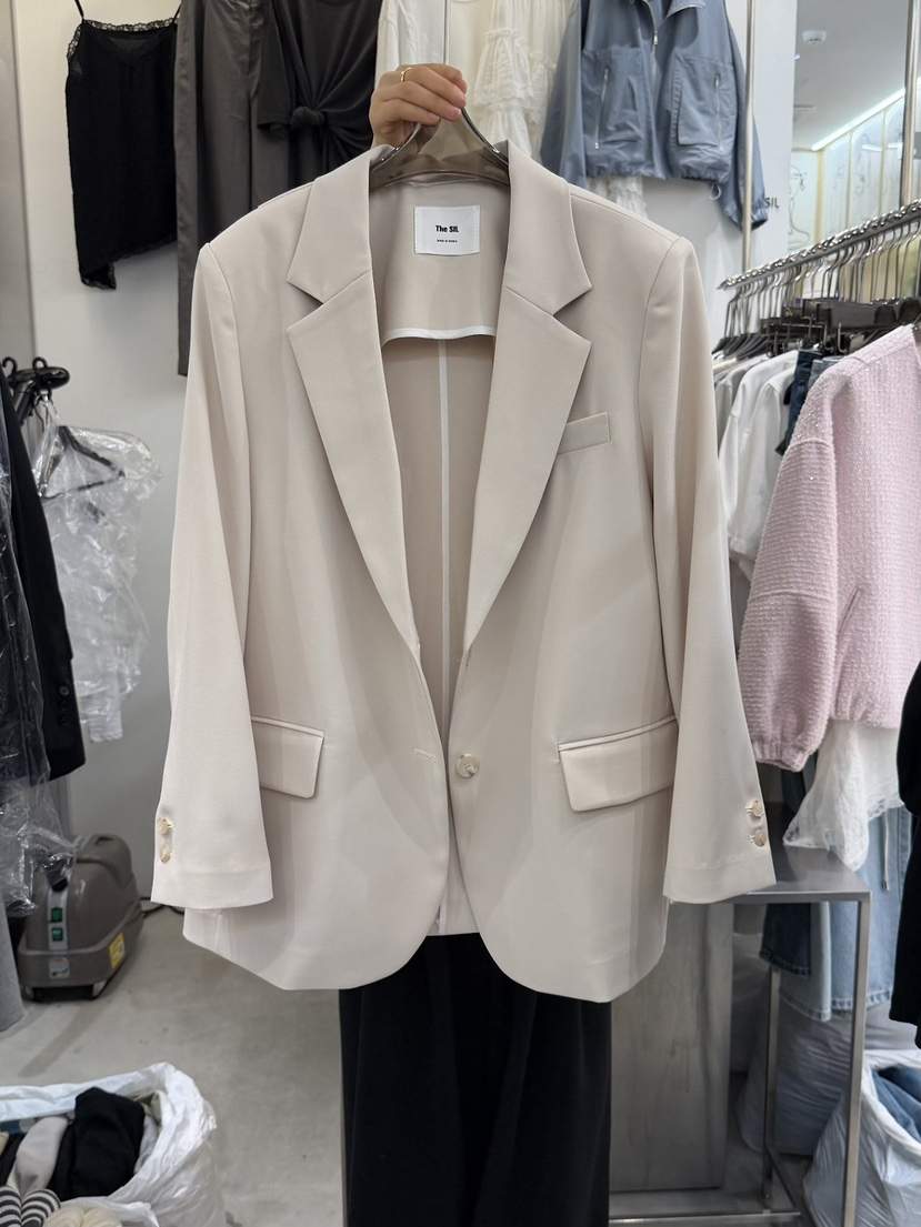 THE SIL韓國直郵女士新款推薦26春夏休閑人氣熱賣職業夾克THE SIL/1 2ILLY夾克