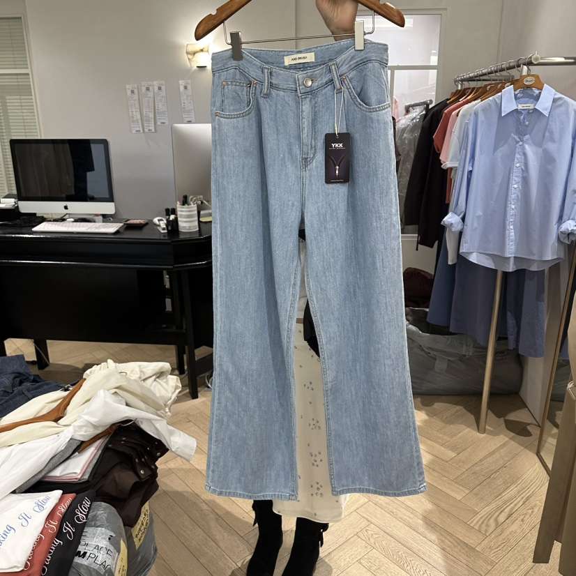 BRUSH-P/MULETTE韓國東大門直郵女裝新品26春夏人氣牛仔褲BRUSH-P/MULETTE牛仔褲