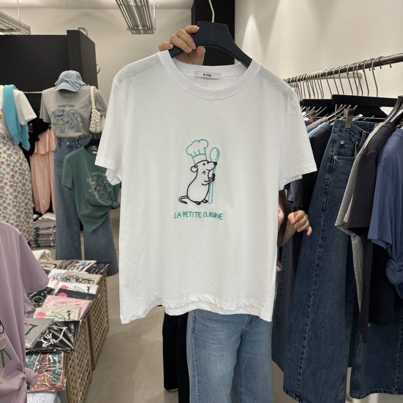 A.CES韓國東大門直郵女裝新品26春夏人氣熱賣職業時尚T恤A.CEST恤