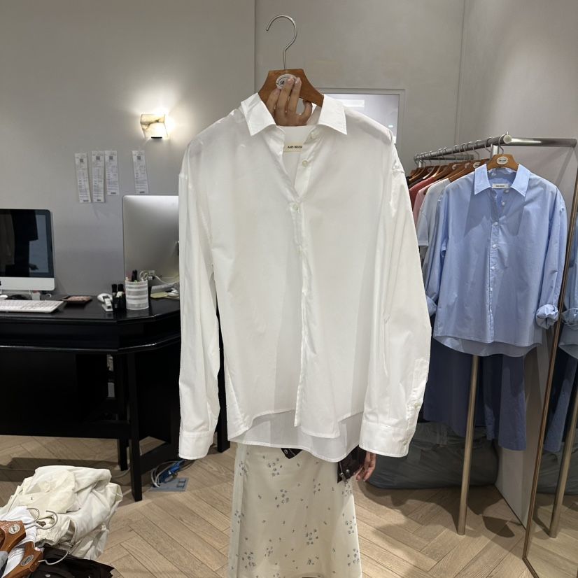 BRUSH-P/MULETTE韓國代購女士新款人氣休閑熱賣襯衫蕾絲衫BRUSH-P/MULETTE襯衫/蕾絲衫