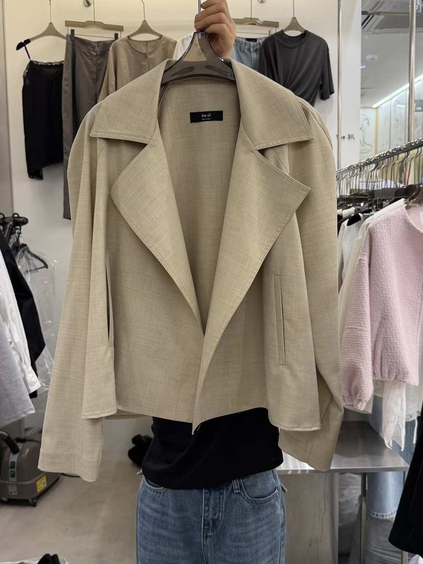 THE SIL韓國代購女士新品熱賣職業推薦時尚26春夏休閑夾克THE SIL/1 2ILLY夾克