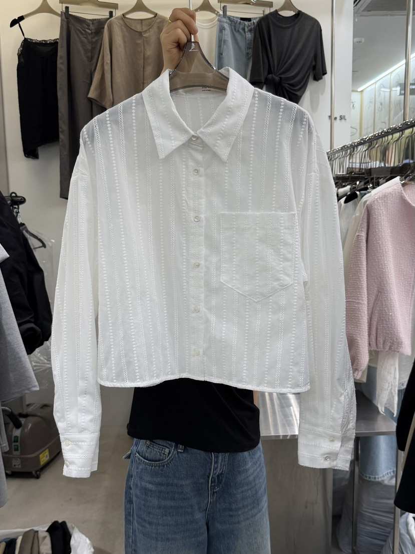 THE SIL韓國東大門直郵女裝新品26春夏推薦職業襯衫蕾絲衫THE SIL/1 2ILLY襯衫/蕾絲衫