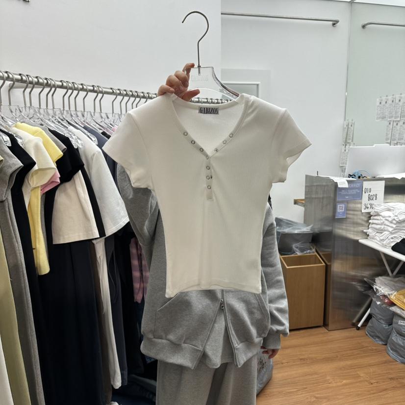 GABIZON韓國代購女士新品時尚人氣熱賣休閑推薦26春夏T恤GABIZONT恤