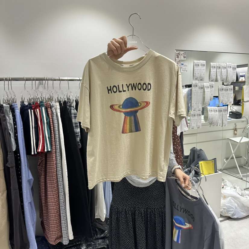 COMBO韓國直郵女士新品休閑時尚人氣26春夏職業熱賣推薦T恤COM_BOT恤