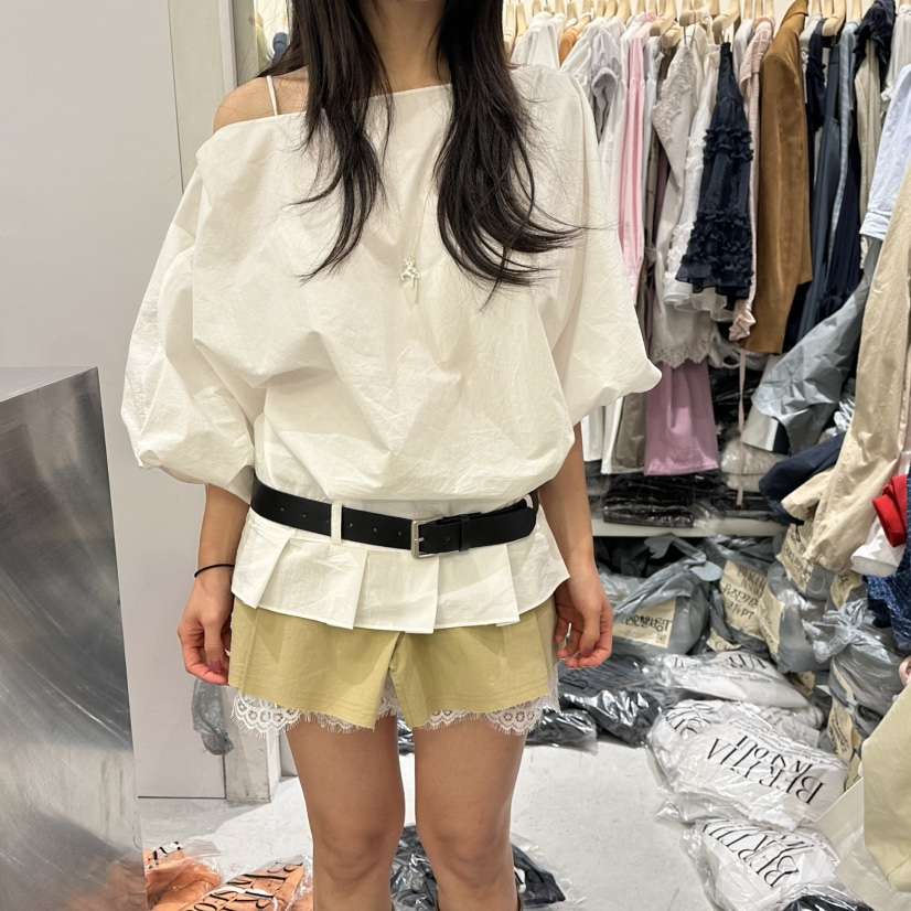 BERTHA韓國直郵實拍女士新品職業推薦襯衫蕾絲衫不含腰帶BERTHA襯衫/蕾絲衫