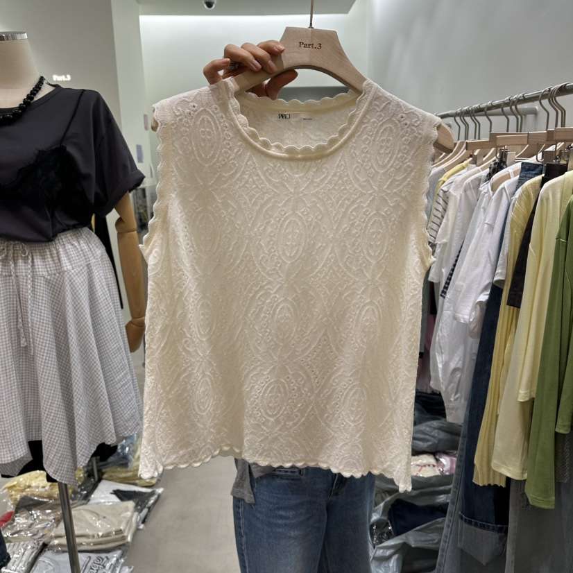 PART3韓國東大門代購女裝新款人氣26春夏時尚吊帶背心刺繡Part.3吊帶/背心