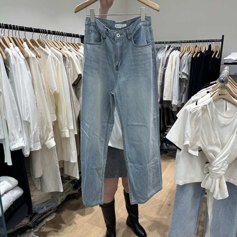 M.G.N韓國東大門代購女士新品26春夏熱賣職業時尚牛仔褲MAGNET牛仔褲