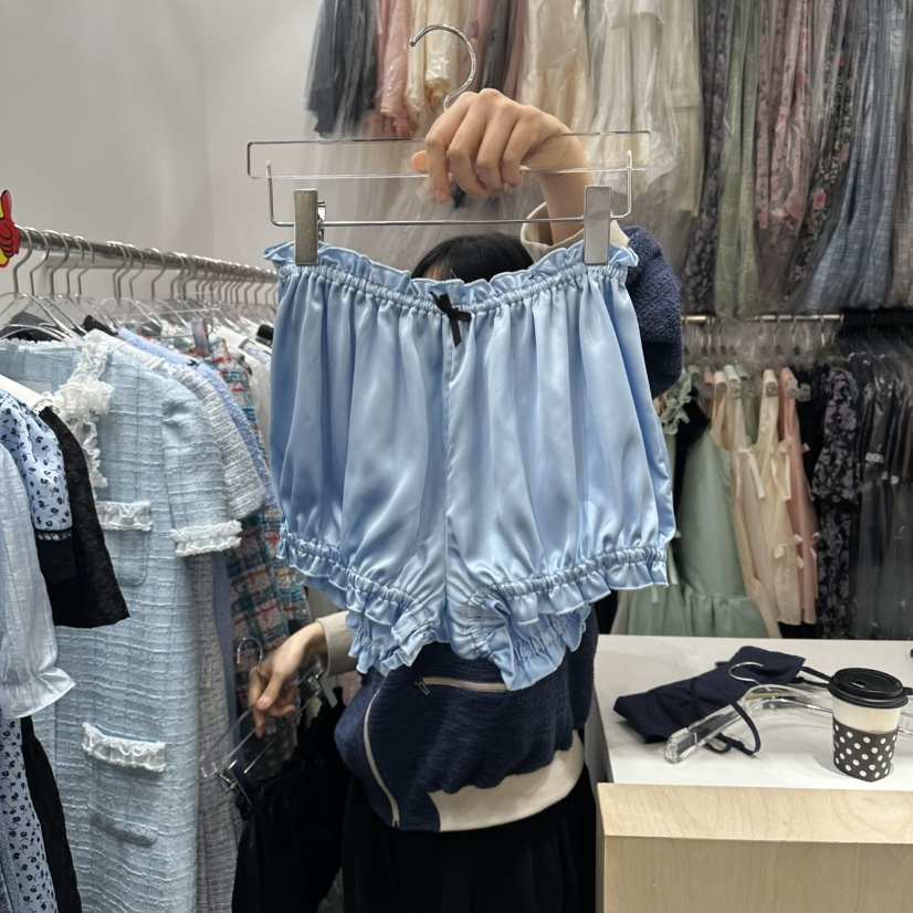 NAPKIN韓國東大門直郵女裝新品時尚職業熱賣休閑短褲褶皺NAPKIN短褲