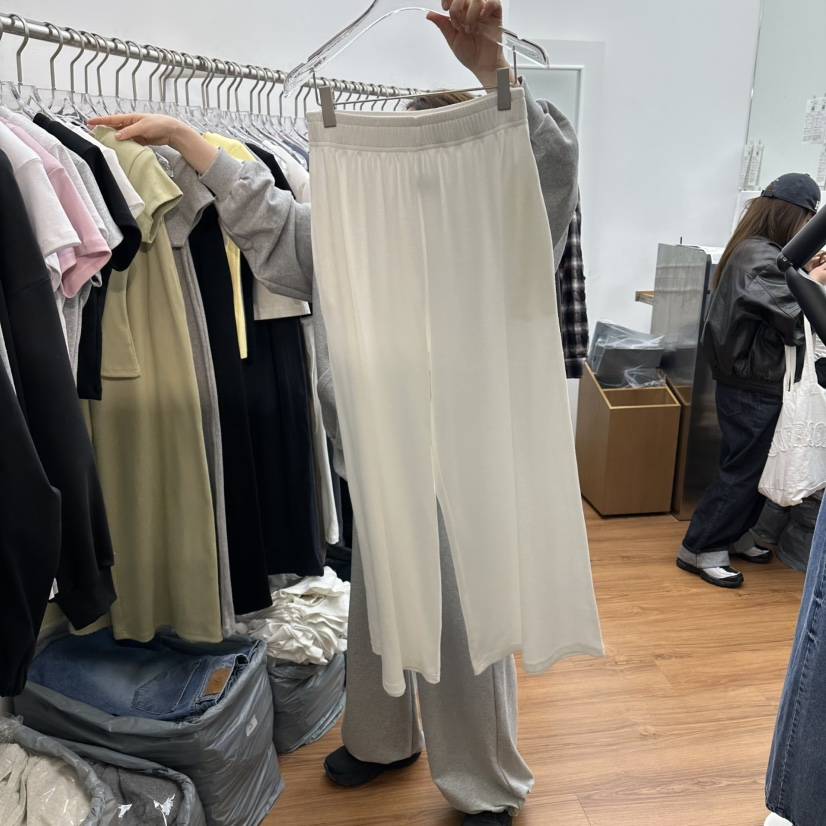 GABIZON韓國直郵女士新款休閑人氣職業時尚26春夏休閑褲羅紋GABIZON休閑褲