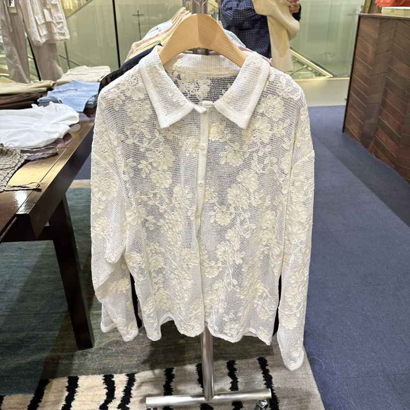 FURE韓國直郵實拍女裝新品熱賣人氣時尚休閑職業襯衫蕾絲衫FURE襯衫/蕾絲衫