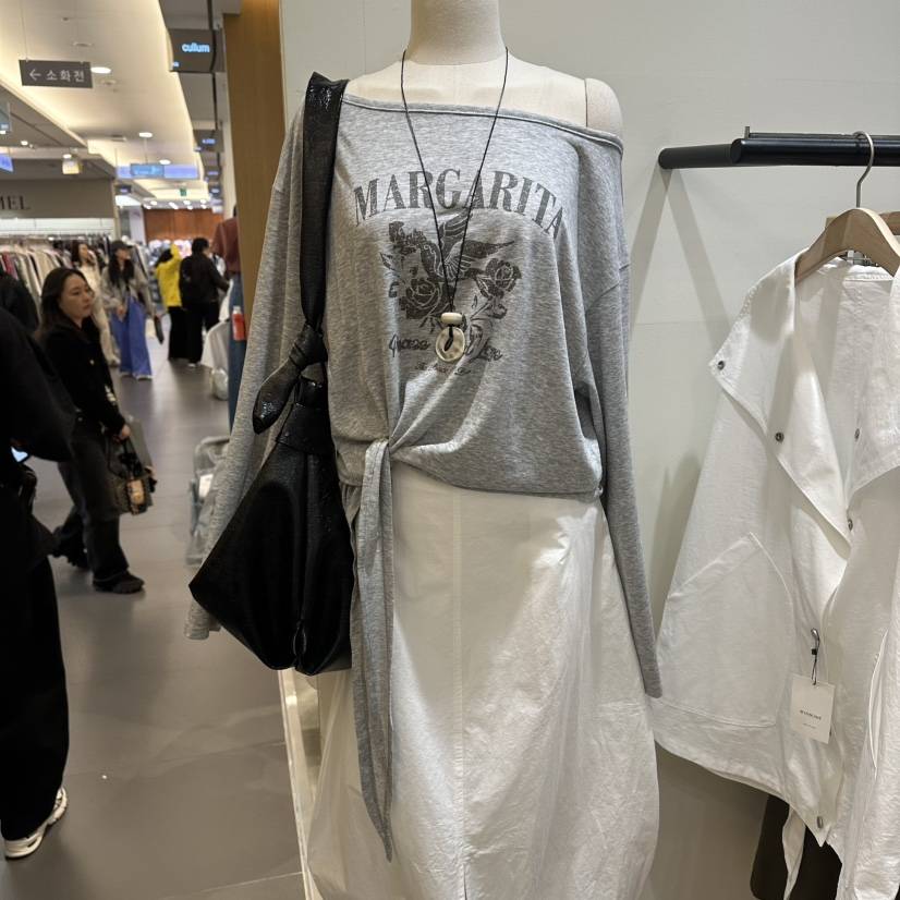 WINSOME韓國代購女裝新款休閑人氣熱賣推薦長袖T恤不含項鏈WINSOME長袖T恤