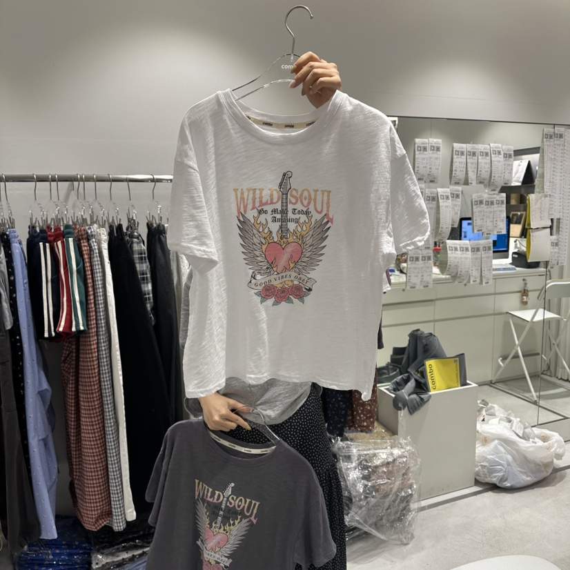 COMBO韓國直郵女裝新款人氣休閑職業推薦時尚T恤不含項鏈COM_BOT恤