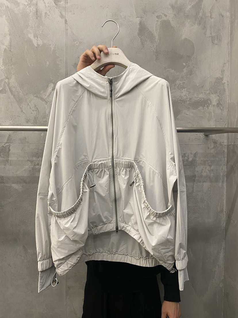 THE VETIVER-A韓國東大門直郵女裝新品推薦夾克口袋褶皺VETIVER夾克