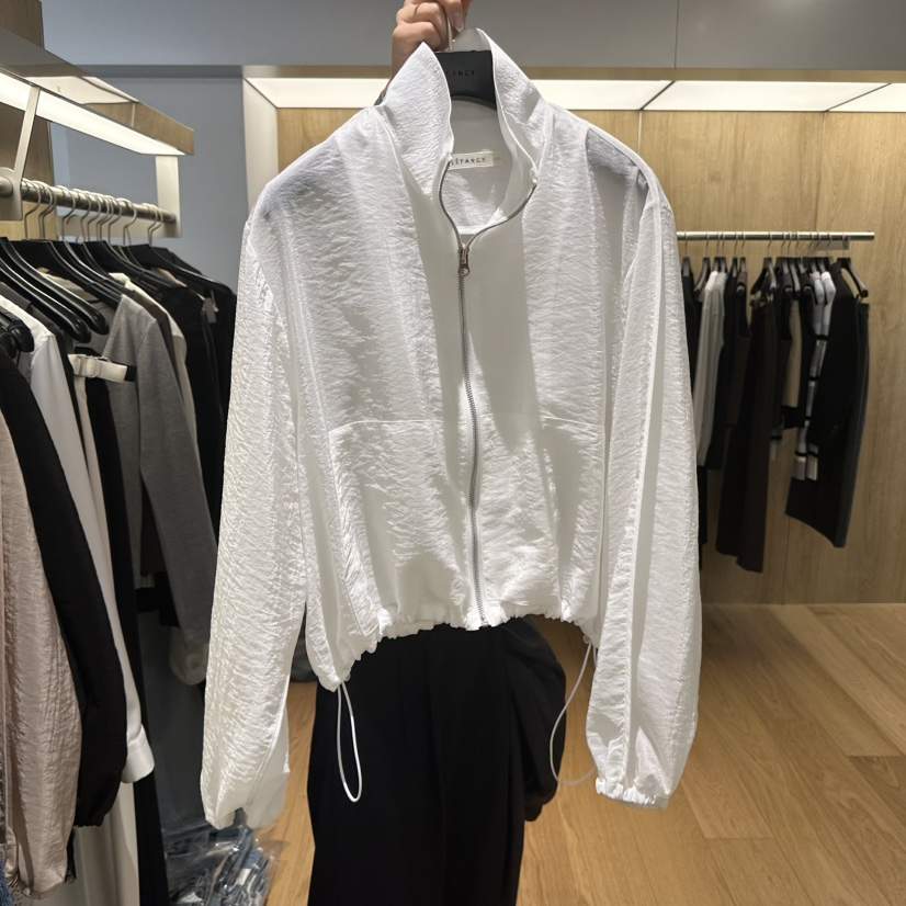 LEFANCY韓國直郵女士新款人氣時尚26春夏推薦夾克拉鏈海軍LEFANCY夾克