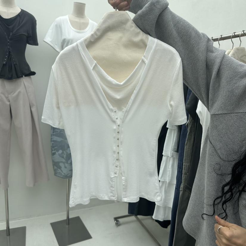 CHAV韓國直郵實拍女士新品人氣休閑熱賣26春夏推薦時尚T恤CHAVT恤