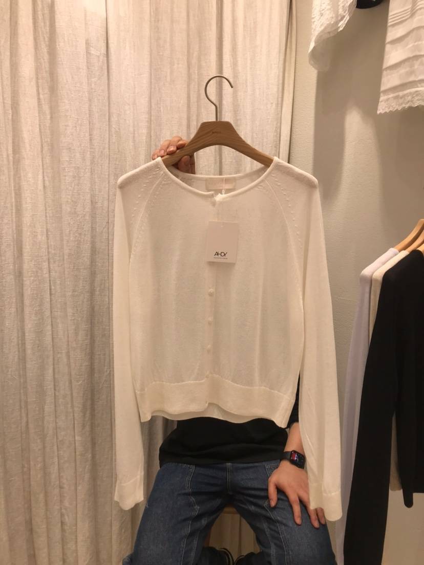 AHOY韓國直郵實拍女裝新款推薦時尚熱賣職業針織衫亞麻開衫AHOY針織衫