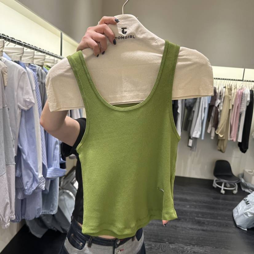 TOMGIRL韓國代購女裝新款26春夏休閑職業時尚吊帶背心柔軟TOMGIRL吊帶/背心