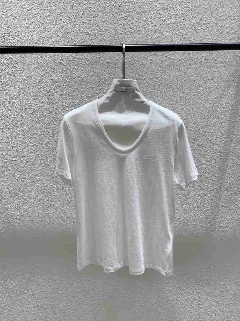 LUCY SALON韓國代購女士新款職業推薦26春夏休閑人氣T恤V領LUCY SALONT恤