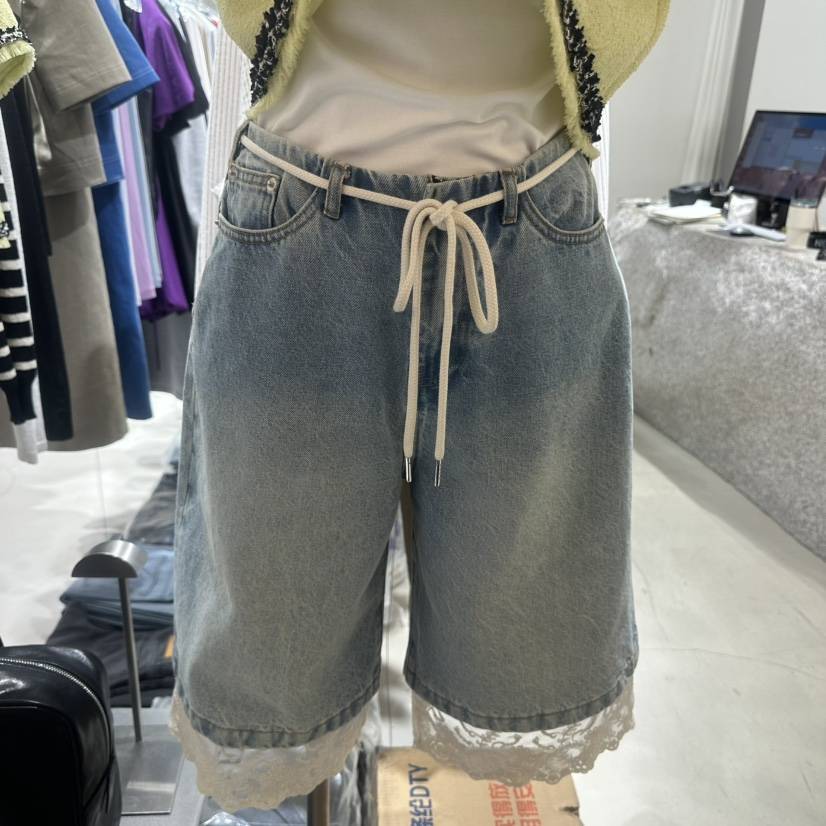 NEROLI 36韓國東大門代購女裝新品時尚休閑人氣短褲蕾絲NEROLI 36短褲