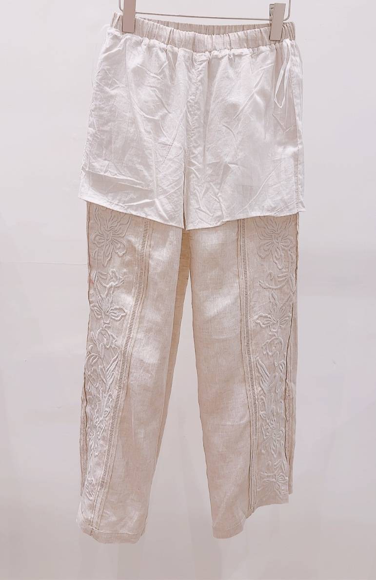 AWESOME-P韓國直郵女士新品熱賣人氣休閑26春夏套裝亞麻AWESOME-P套裝