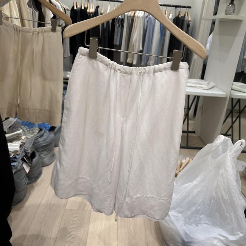 NOTTINGHAM/AVECNOUS/MODEST韓國直郵女裝新款休閑短褲亞麻布NOTTINGHAM/AVECNOUS/MODEST短褲