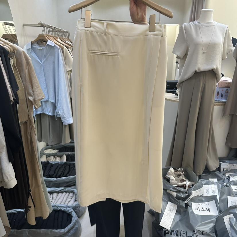 MATIERE韓國代購女士新品推薦時尚26春夏職業熱賣人氣長裙MATIERE長裙