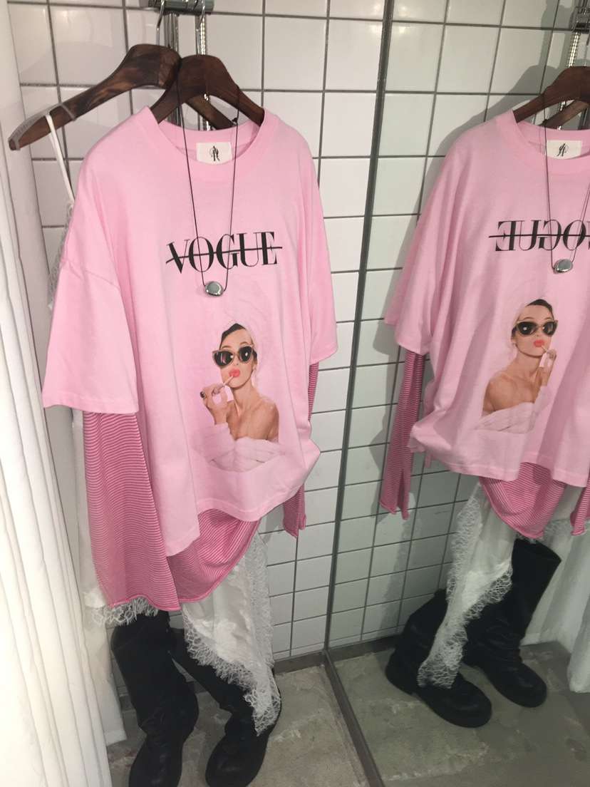 PAIRING韓國代購女裝新款人氣職業休閑26春夏T恤不含內搭PAIRINGT恤