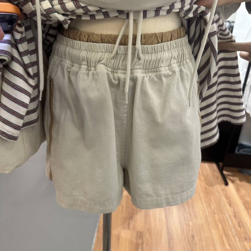 JADEMARKET韓國直郵實拍女士新品人氣26春夏推薦短褲綁帶JADE SEOUL_MARKET短褲