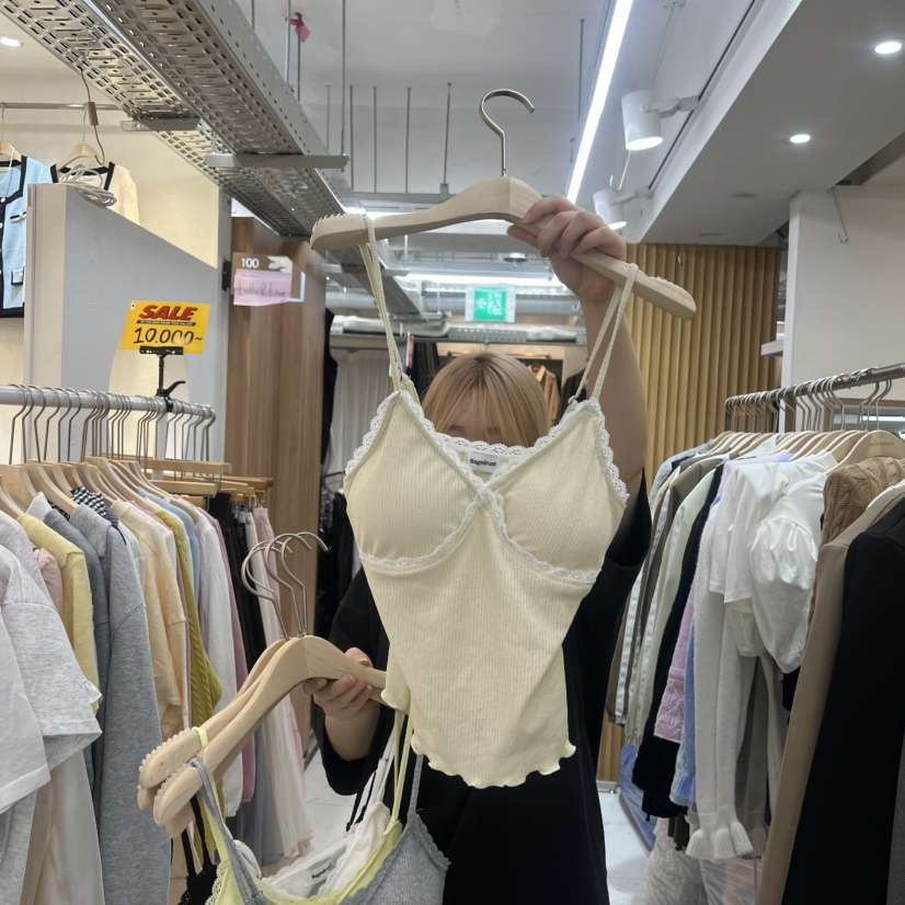 SAGE BRUSH韓國直郵實拍女裝新款時尚熱賣推薦休閑吊帶背心SAGE BRUSH吊帶/背心