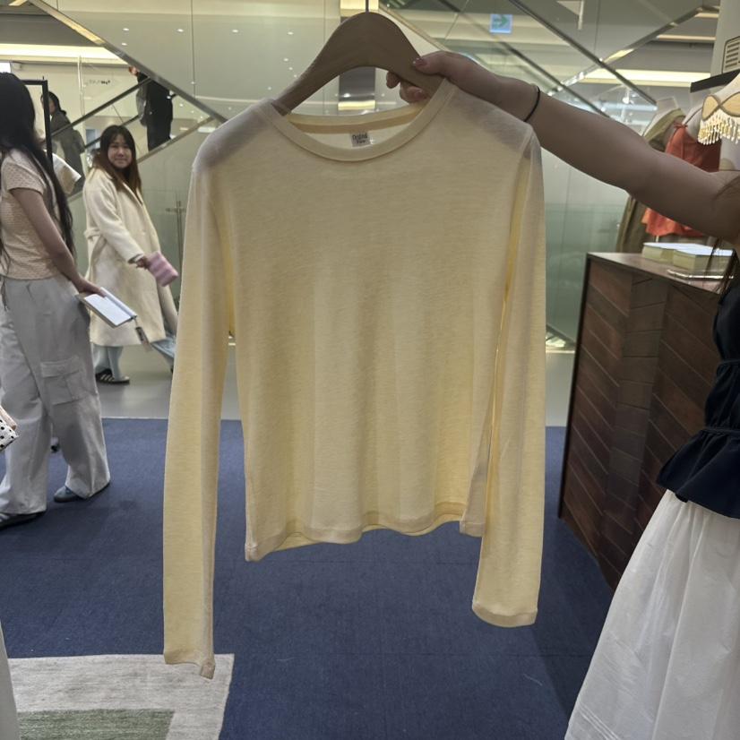 FURE韓國直郵女裝新款休閑時尚熱賣推薦人氣26春夏長袖T恤FURE長袖T恤