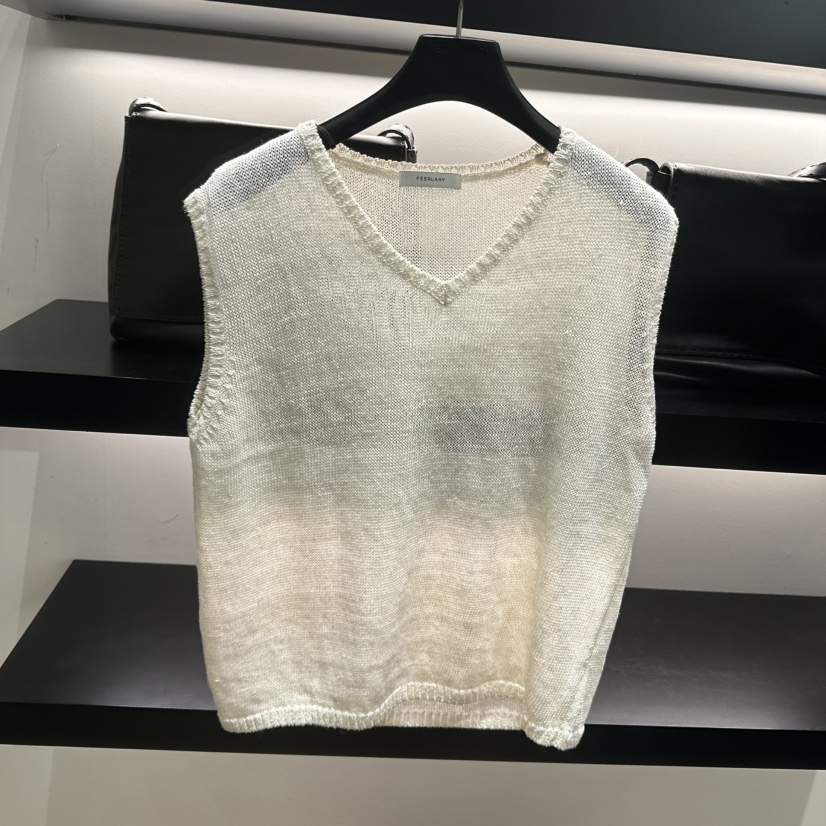 FEBRUARY 11韓國東大門代購女士新品26春夏吊帶背心亞麻布FEBRUARY 11吊帶/背心