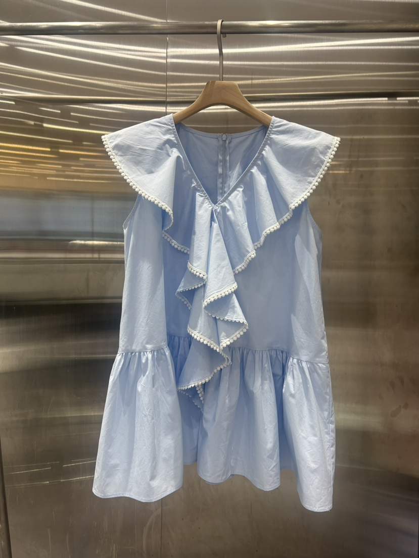 PLATFORM-L韓國代購女士新款職業推薦人氣26春夏連衣裙荷葉邊PLATFORM連衣裙