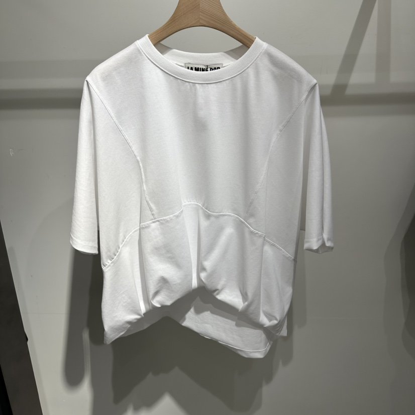 LAMINEDOR韓國直郵女裝新款職業人氣熱賣休閑26春夏時尚T恤LA MINE DORT恤