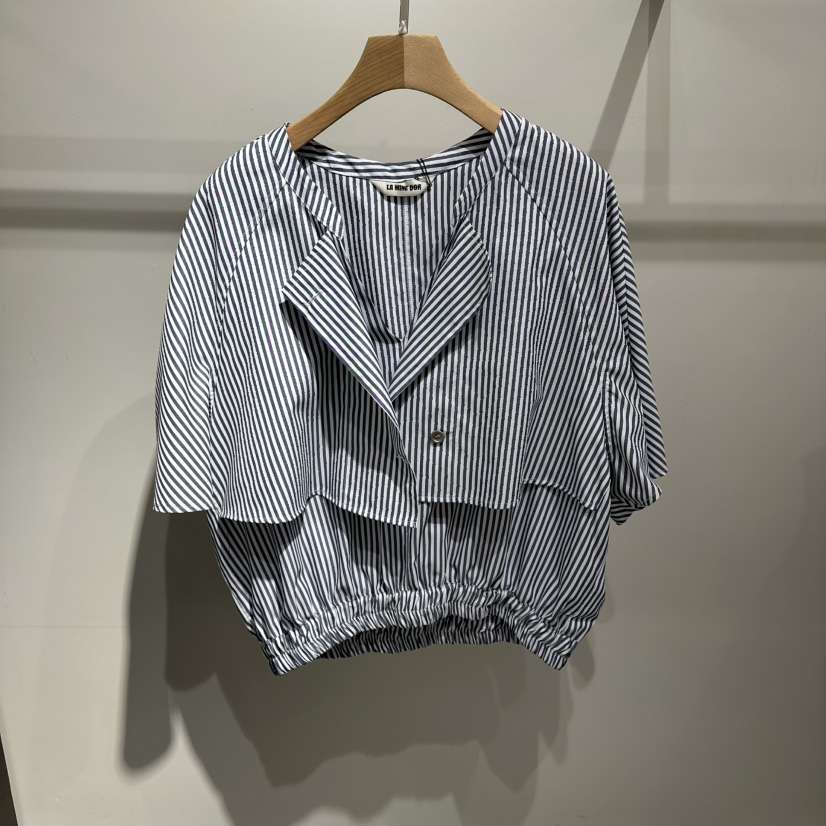 LAMINEDOR韓國東大門代購女士新款休閑熱賣推薦襯衫蕾絲衫LA MINE DOR襯衫/蕾絲衫