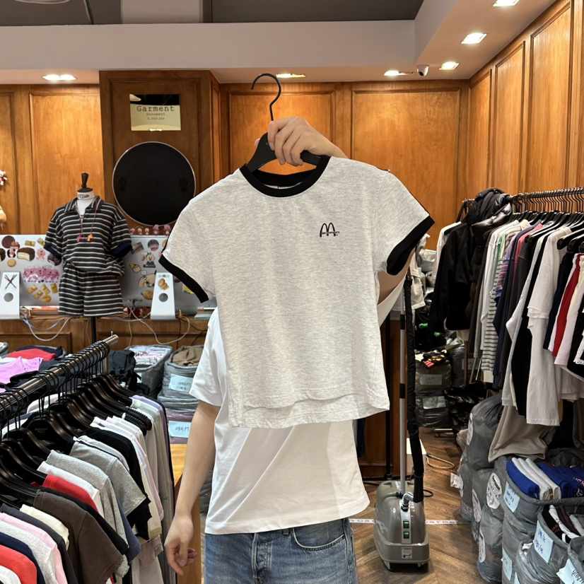 GARMENT-P韓國直郵女士新款人氣休閑職業熱賣時尚26春夏T恤GARMENTT恤