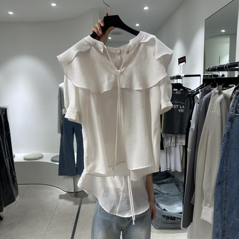 BETHEL韓國直郵實拍女士新品人氣推薦熱賣休閑襯衫蕾絲衫BETHEL襯衫/蕾絲衫