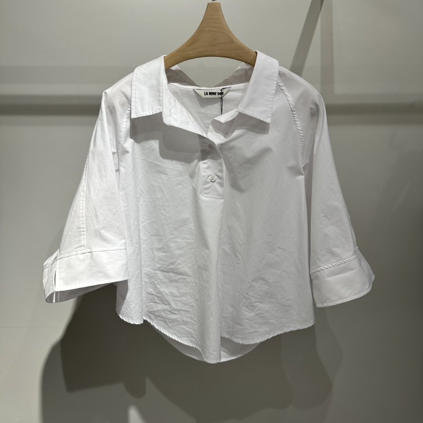LAMINEDOR韓國代購女裝新款時尚26春夏熱賣人氣襯衫蕾絲衫LA MINE DOR襯衫/蕾絲衫
