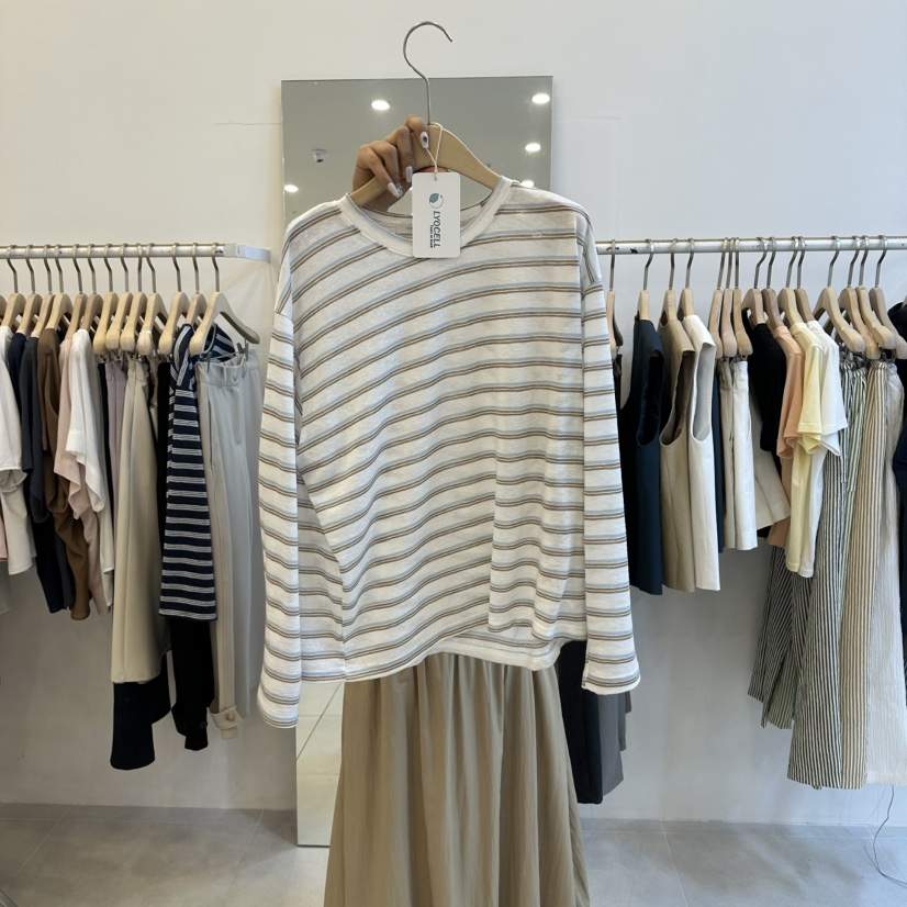 FUNNY POWDER韓國東大門直郵女士新品熱賣推薦26春夏長袖T恤THE FUNNY長袖T恤