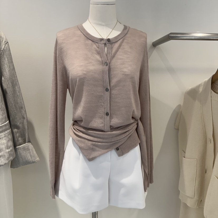 MER韓國直郵實拍女裝新品26春夏人氣推薦時尚熱賣套裝圍巾MER/ANGELO BIANCO套裝