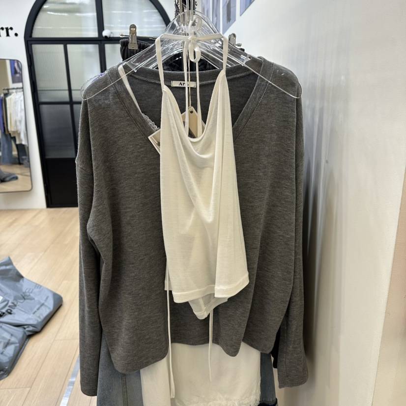 ARR韓國東大門直郵女裝新款26春夏時尚職業推薦熱賣吊帶背心ARR吊帶/背心