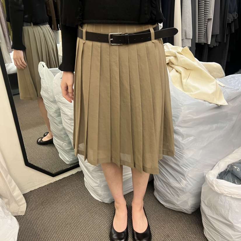 MORE THAN YESTERDAY/LOVE YOU SO MUCH韓國東大門直郵女裝新品時尚半身裙中短裙不含腰帶LYSM/MORE THAN YESTERDAY半身裙/中短裙