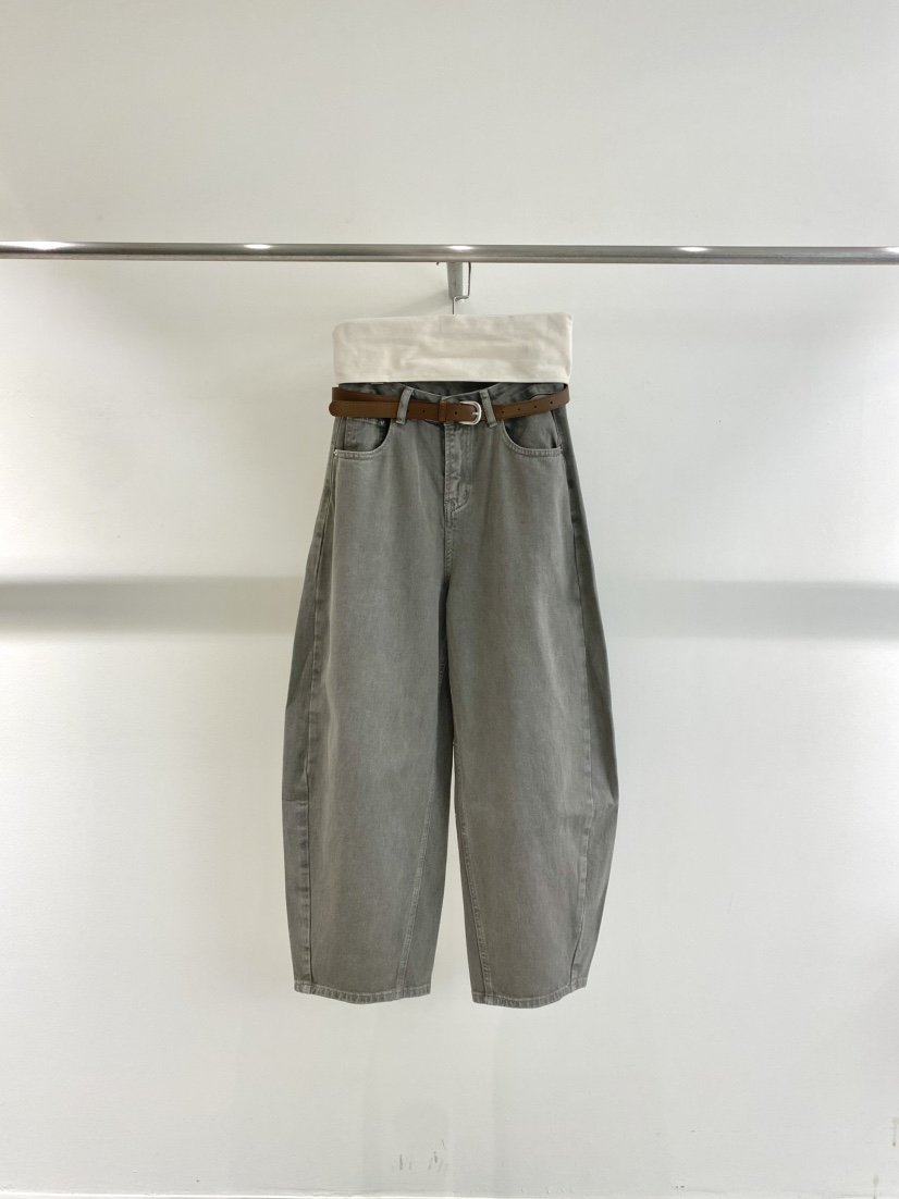 1968韓國東大門代購女士新品時尚人氣休閑褲含腰帶棉質長款1968/YEOUYA休閑褲