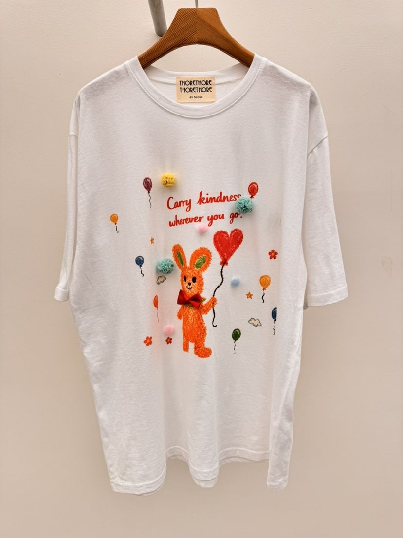 THORE韓國直郵女士新款推薦職業時尚休閑人氣26春夏熱賣T恤THORET恤