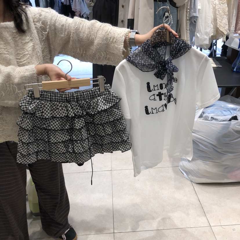 DREAM GIRIS/HOT PLACE韓國直郵女士新款26春夏套裝含圍巾套裝DREAM GIRIS/HOT PLACE套裝