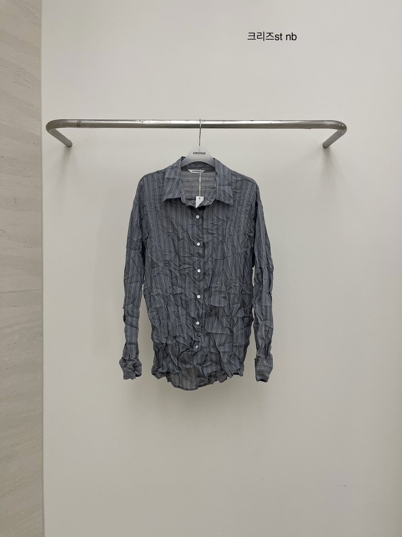 ATMOSPHERE韓國代購女裝新款熱賣人氣時尚襯衫蕾絲衫褶皺ATMOSPHERE/BLING襯衫/蕾絲衫