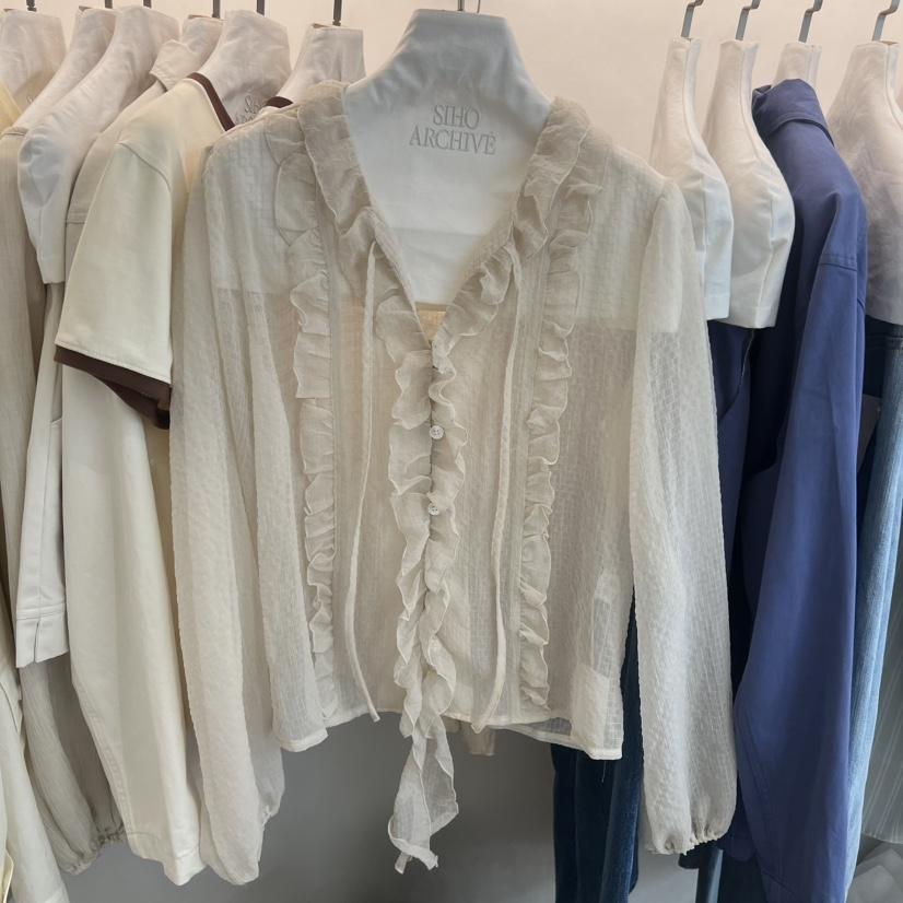 SIHO ARCHIVE韓國直郵實拍女士新品職業熱賣推薦襯衫蕾絲衫SIHO ARCHIVE襯衫/蕾絲衫