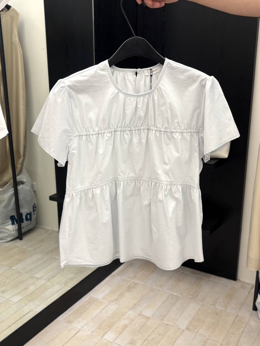 MOANI韓國東大門直郵女裝新品人氣時尚職業襯衫蕾絲衫褶皺MOANI襯衫/蕾絲衫